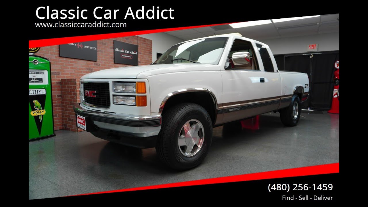 Test Drive 1995 GMC Sierra Z71 4X4 SOLD Classic Car Addict