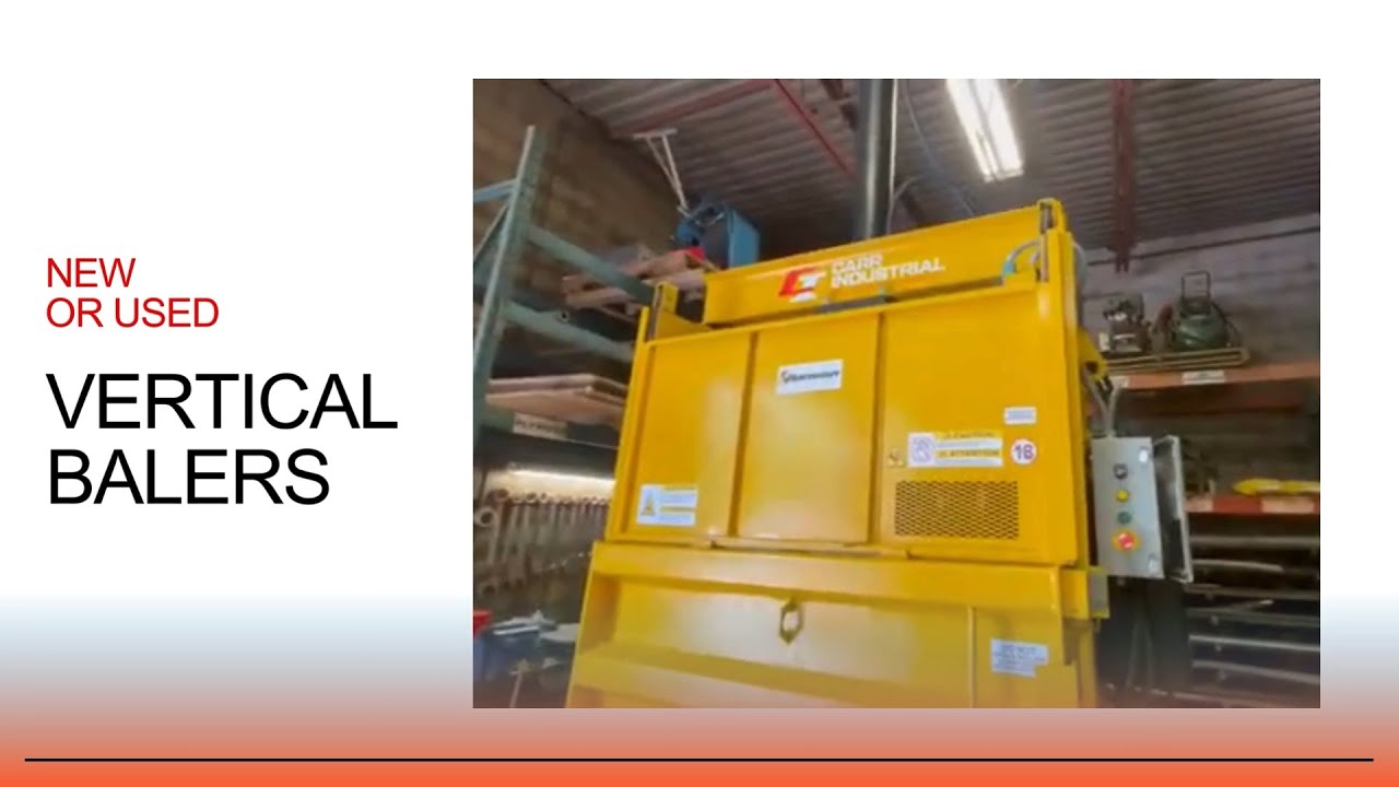 Vertical Balers Available from Carr Industrial