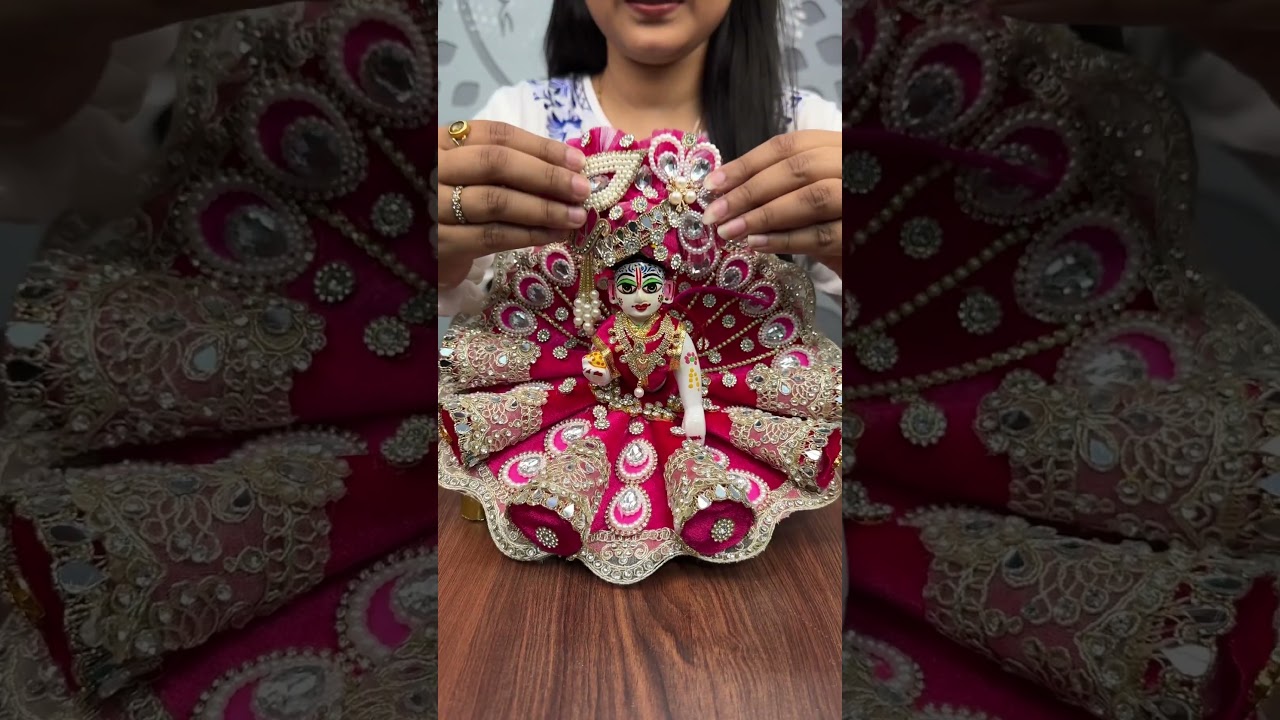 New Heavy Design for laddu gopal ji 😍 #laddugopal #laddugopalcollection #kkgroups