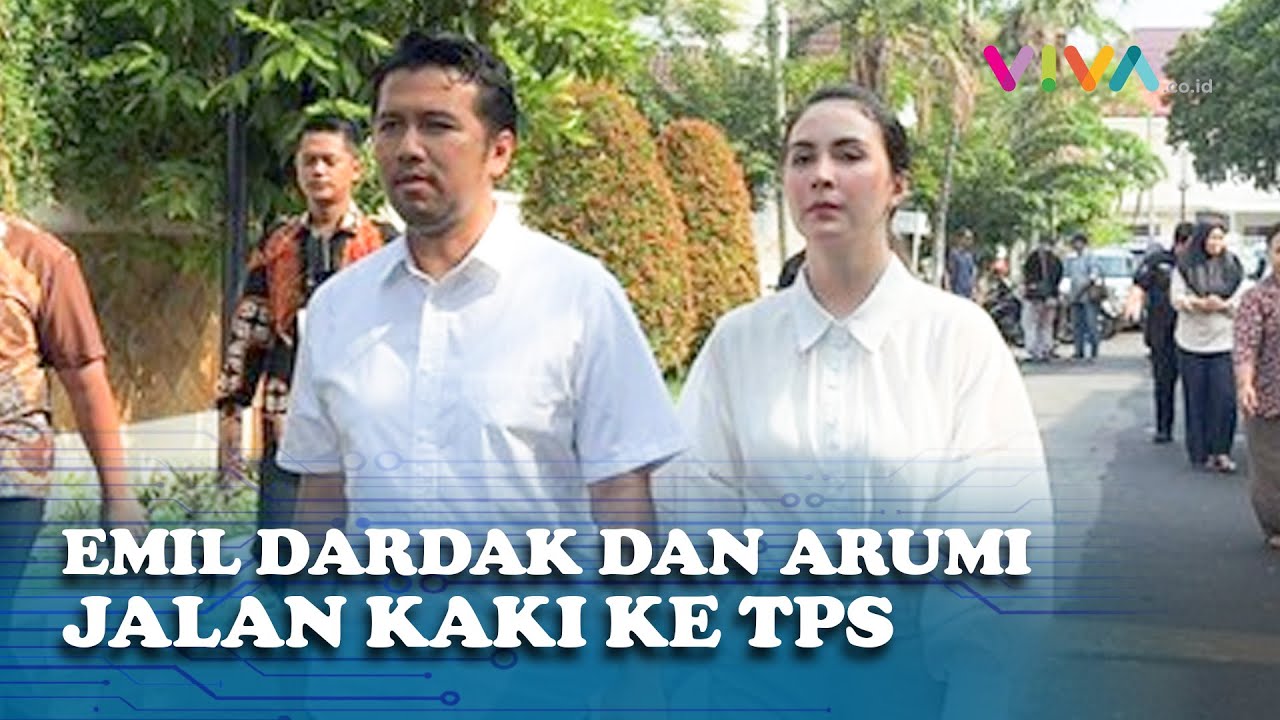 Arumi Bachsin Dampingi Emil Dardak ke TPS, Ngaku Berserah ke Tuhan