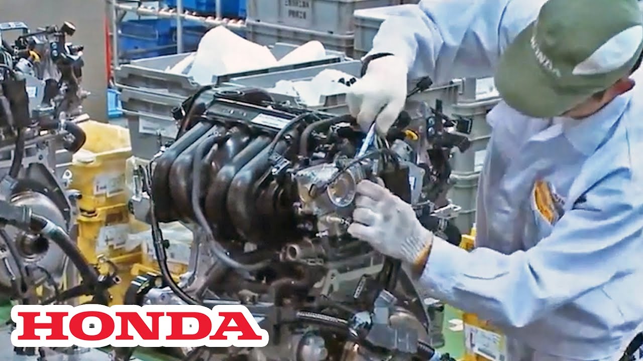 Honda engine production & assembly in Japan