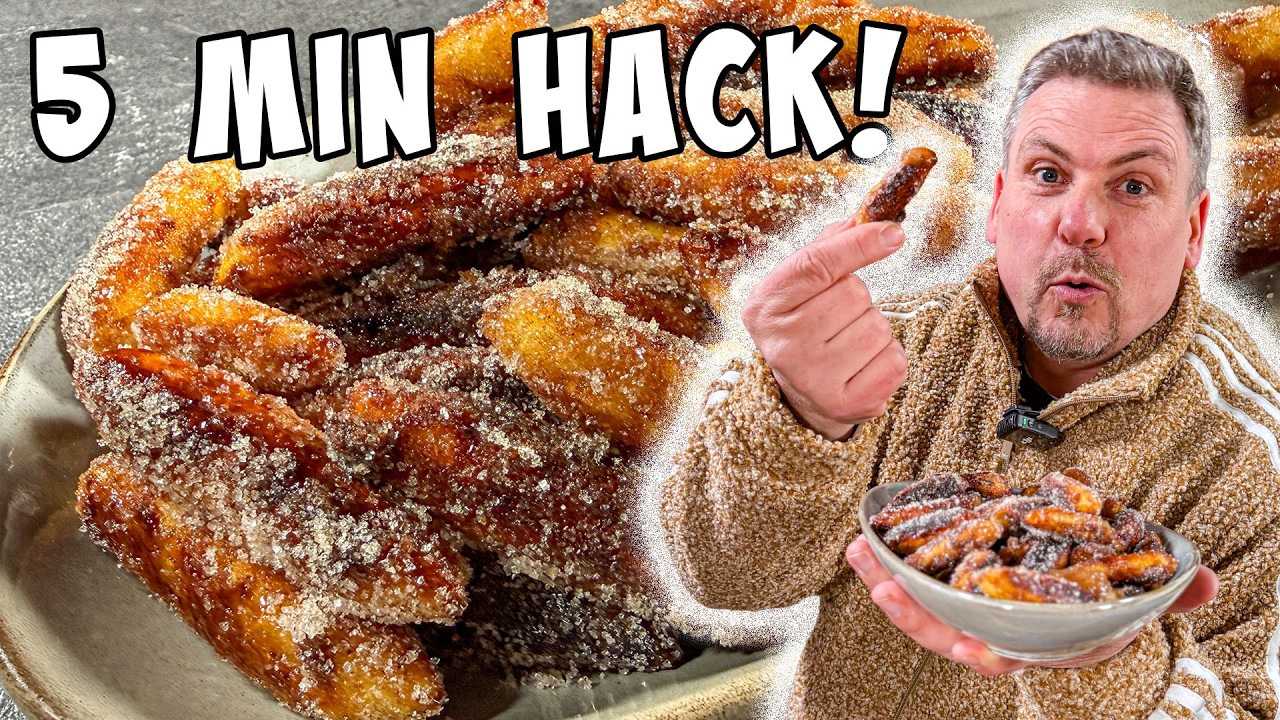 Churros aus Schupfnudeln?!  Der 5-Minuten Hack, den gerade alle nachmachen