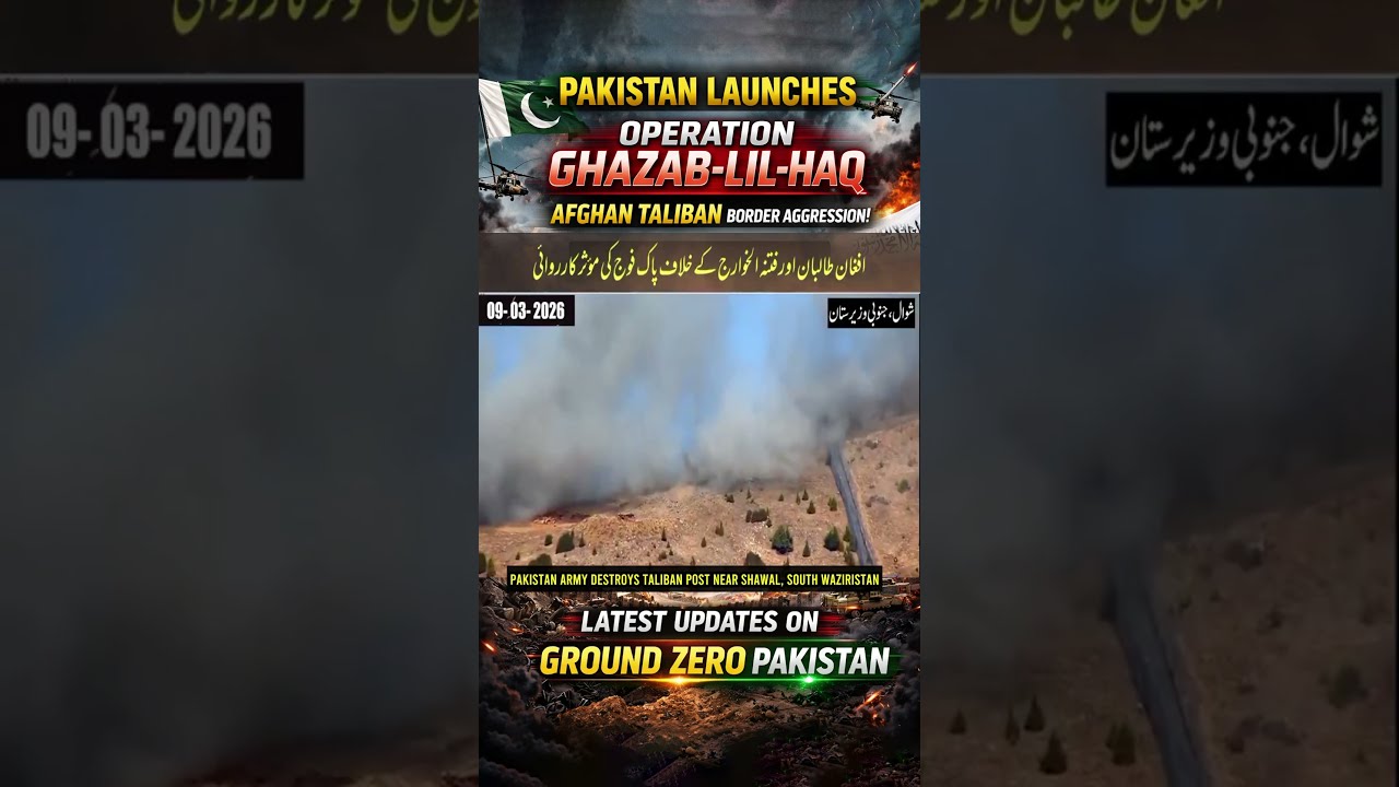 Operation Ghazab Lil Haq: Pakistan Army Destroys Taliban Post Near Shawal, South Waziristan