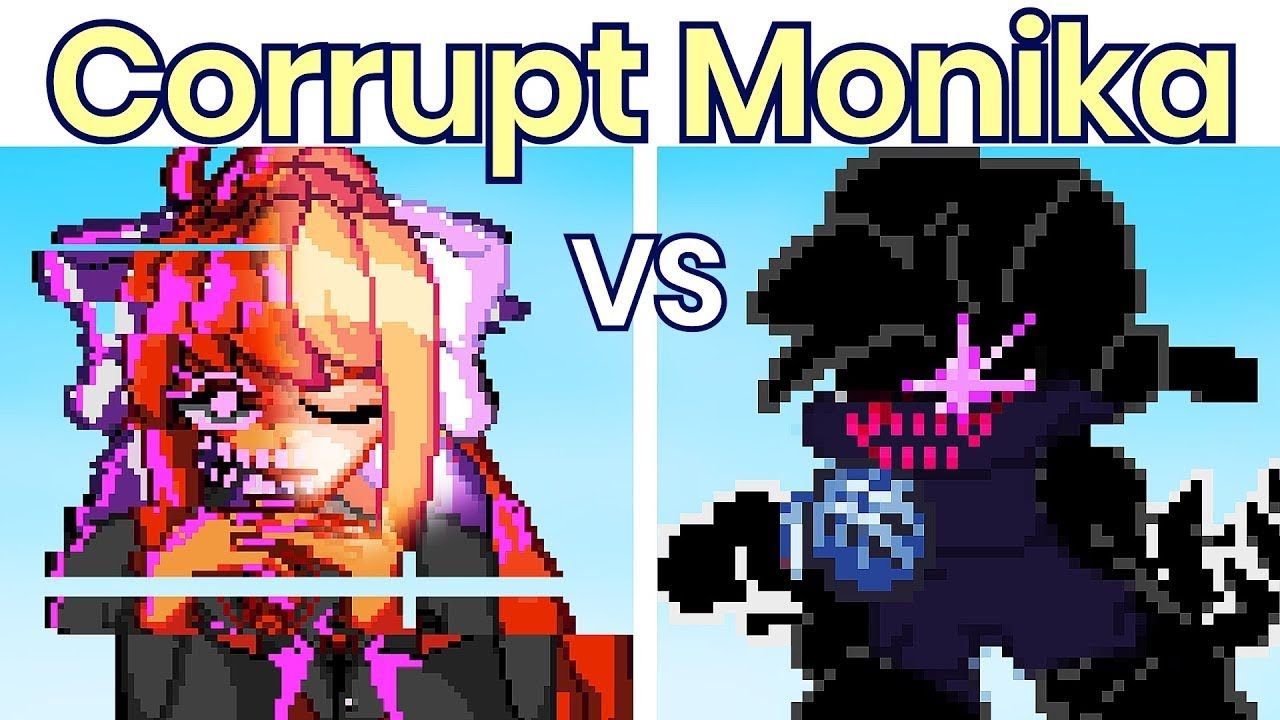 Friday Night Funkin | Corruption Monika Full Week [FNF Mod]
