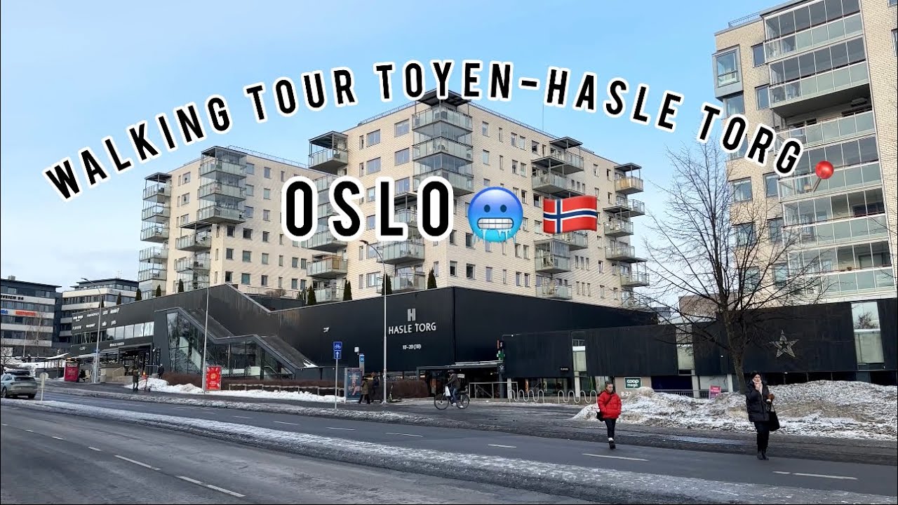 Walking tour -Toyen&Hasle Torg Oslo🇳🇴 Exploring Norway Oslo shehar ka tour