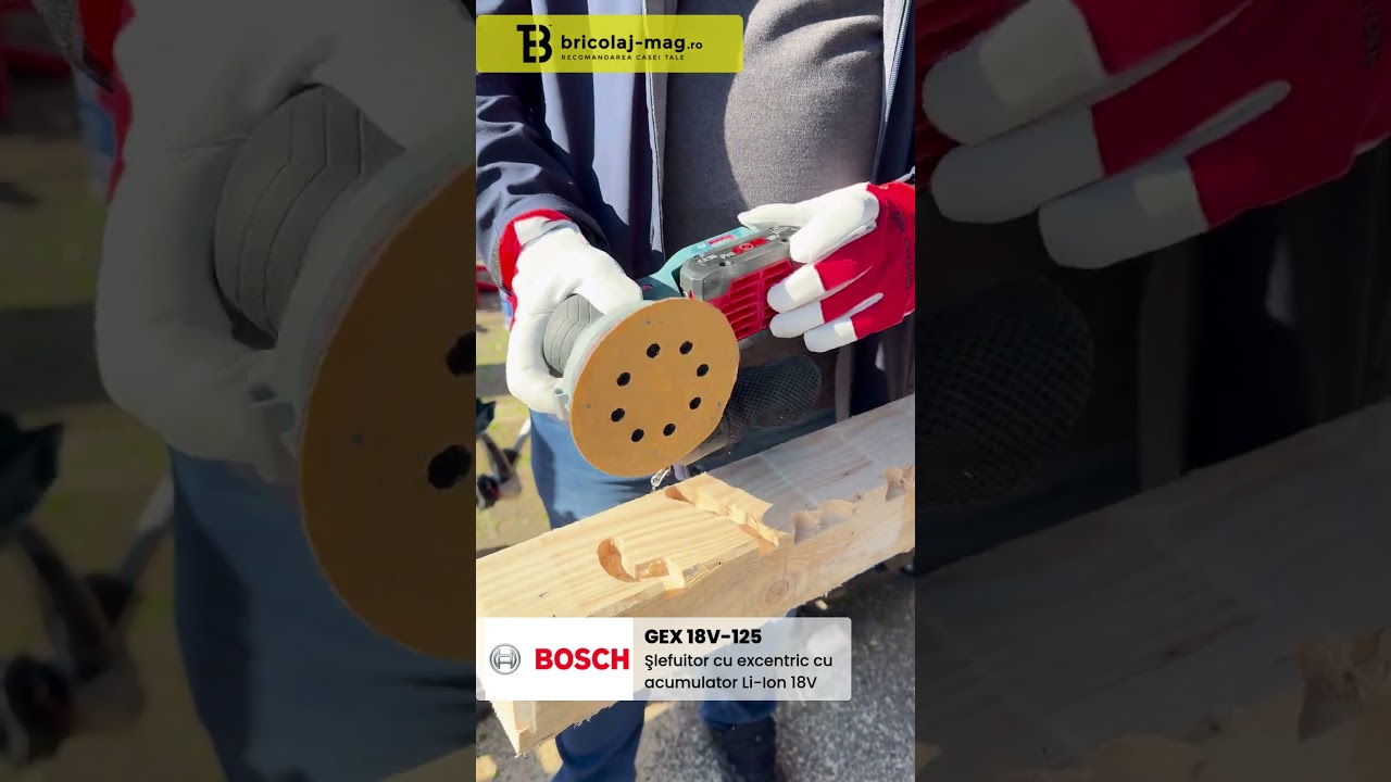 Bosch GEX 18V-125 - Slefuitor cu excentric 125mm Li-Ion 18V