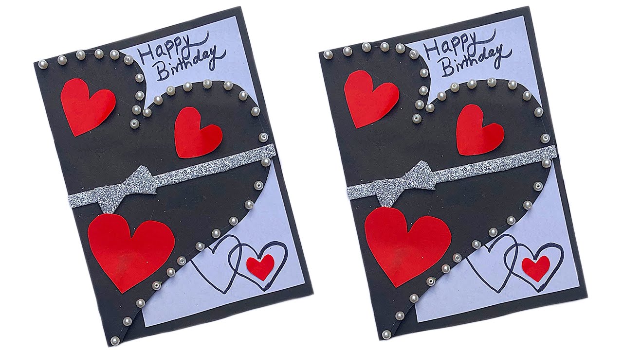 Easy Birthday Card Making at Home 💖|Simple and Creative Card Ideas 💡|Handmade Card 2026