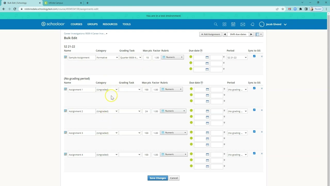 Gradebook Integration | Schoology and Infinite Campus