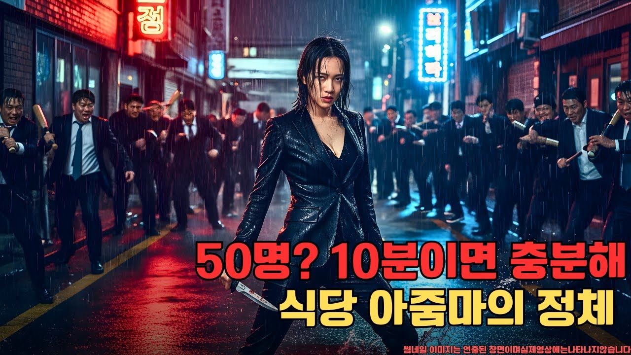남편을 건드린 조폭들을 비 오는 날 무릎 꿇린 평범한 식당 아줌마의 정체 알고 보니 전설의 킬러 | 통쾌한 참교육 복수극