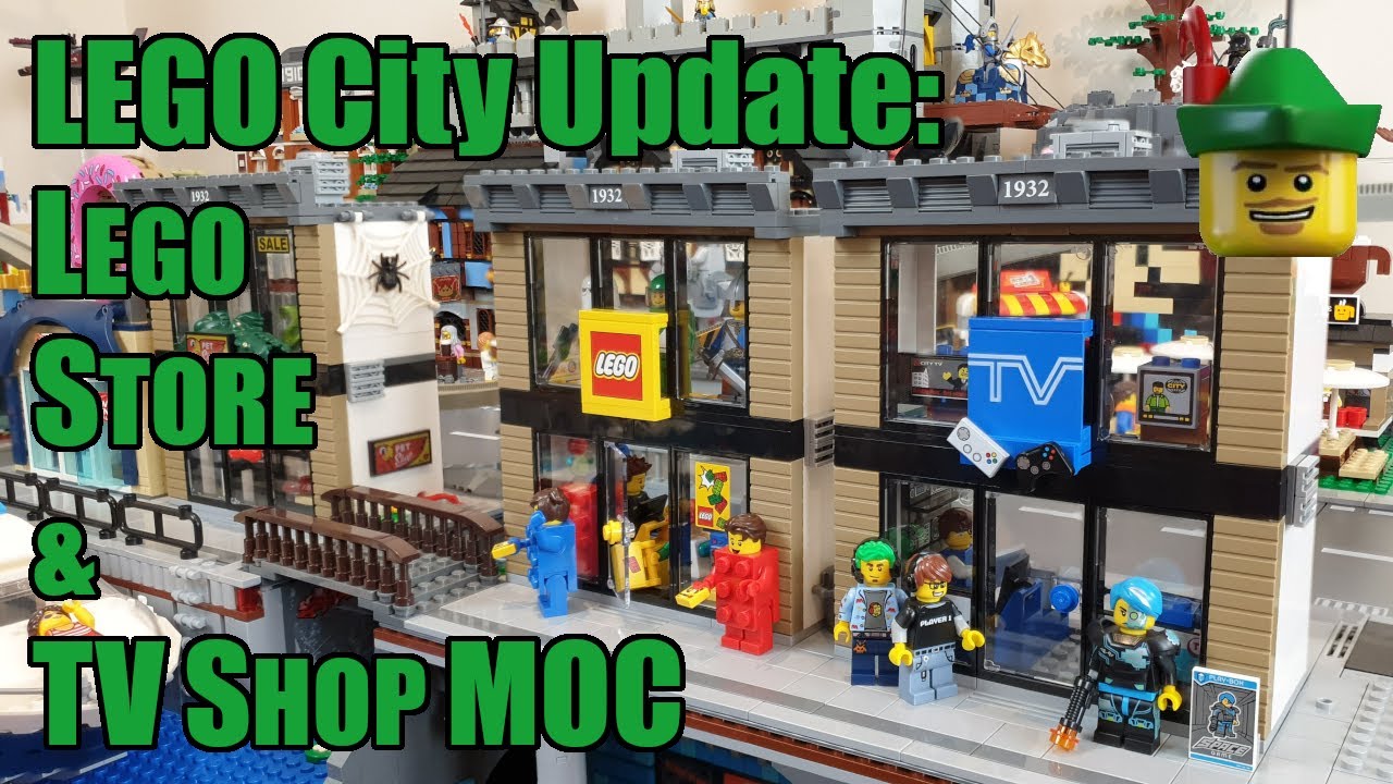 LEGO City Update - Lego Store & TV Shop MOC 60097 📺🏹