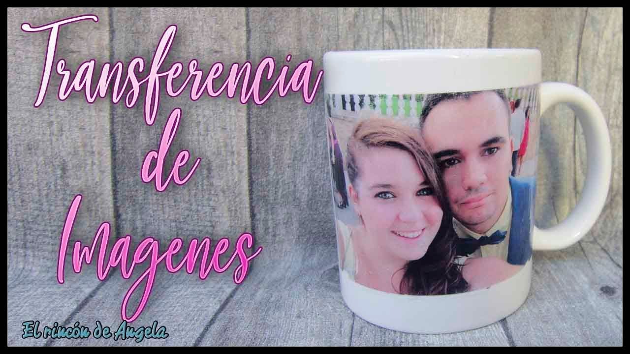 Foto Transferencia de imagenes sobre una taza-Diy manualidades -Fototransferencia
