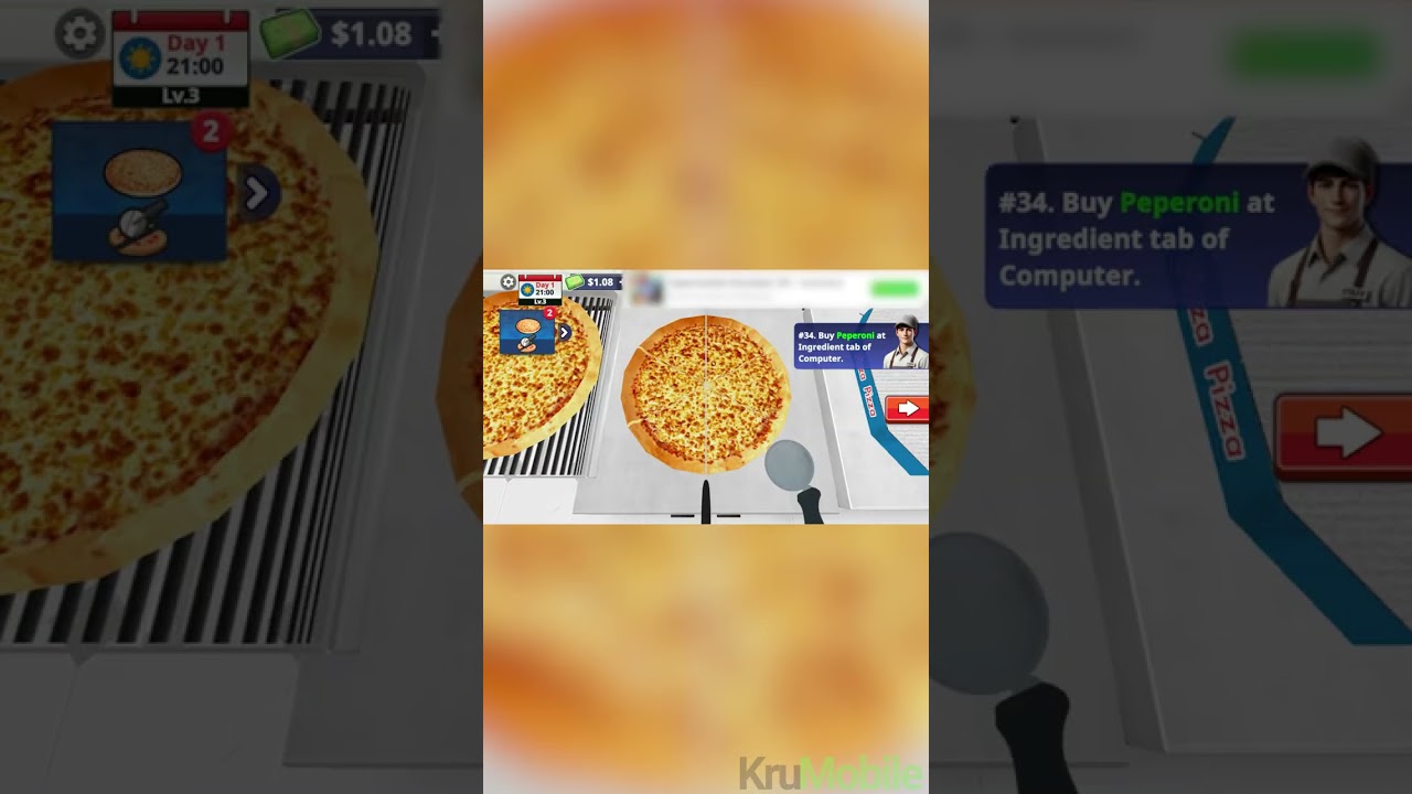 Symulator pizzy! Rozgrywka (Android, iOS)
