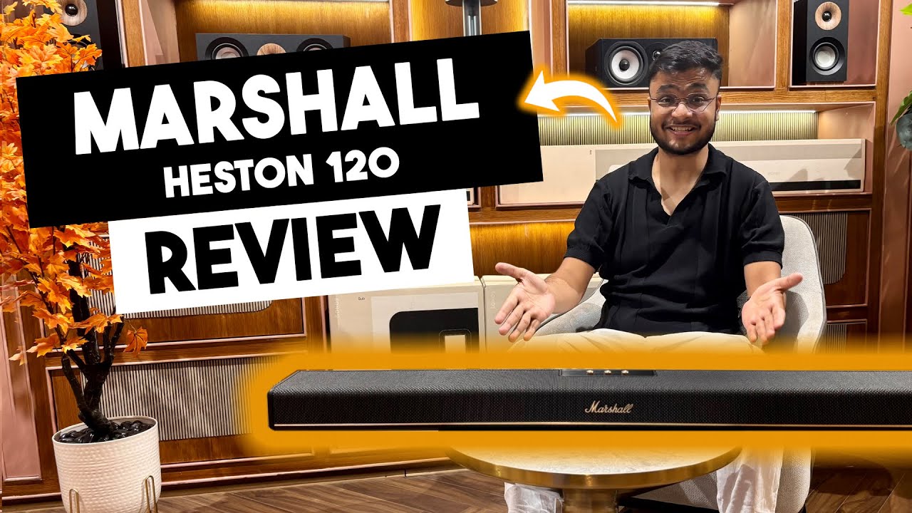 Marshall Heston 120 Dolby Atmos Soundbar Review | Deep Bass Test, Full Feature & Best Price in India