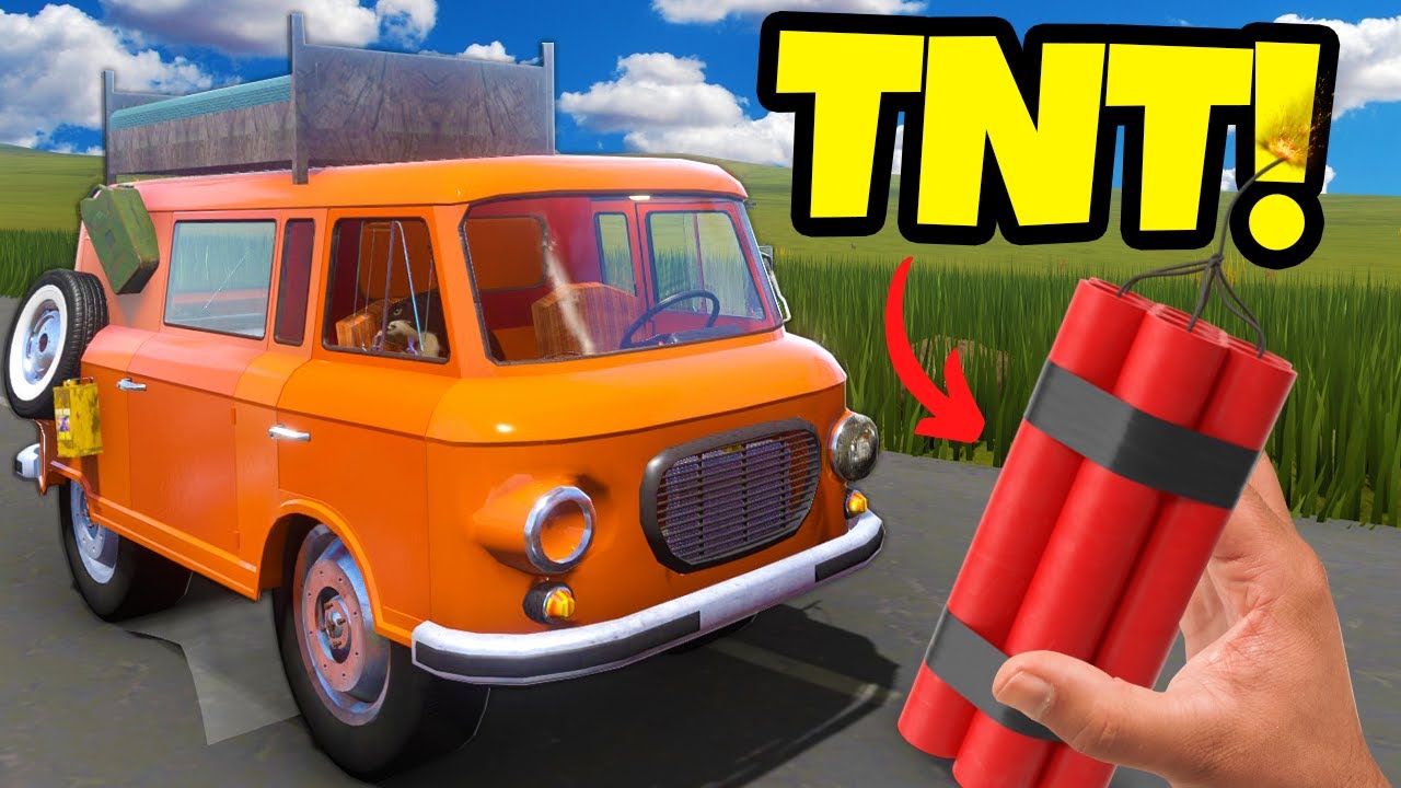 I Used TNT to Stop Cars From Destroying My Van in The Long Drive!