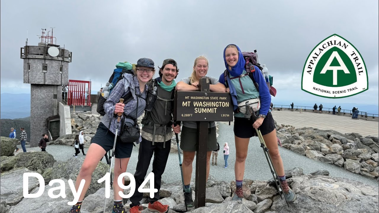 Jamless Day 194 - The presidential traverse: 24 miles and 14.5 hours | AT thru hike 2025