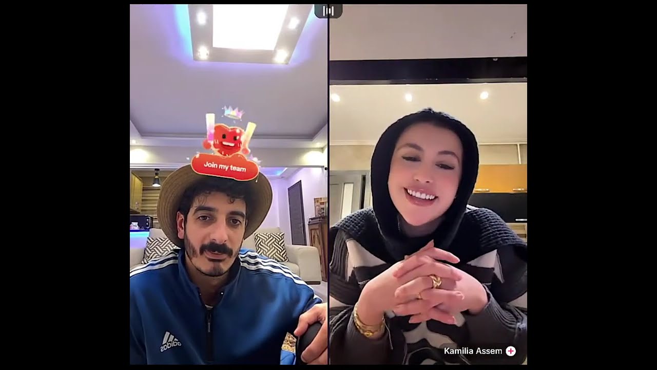شاكر محظور دلوقتي كيست مع كاميليا من بث 3\1