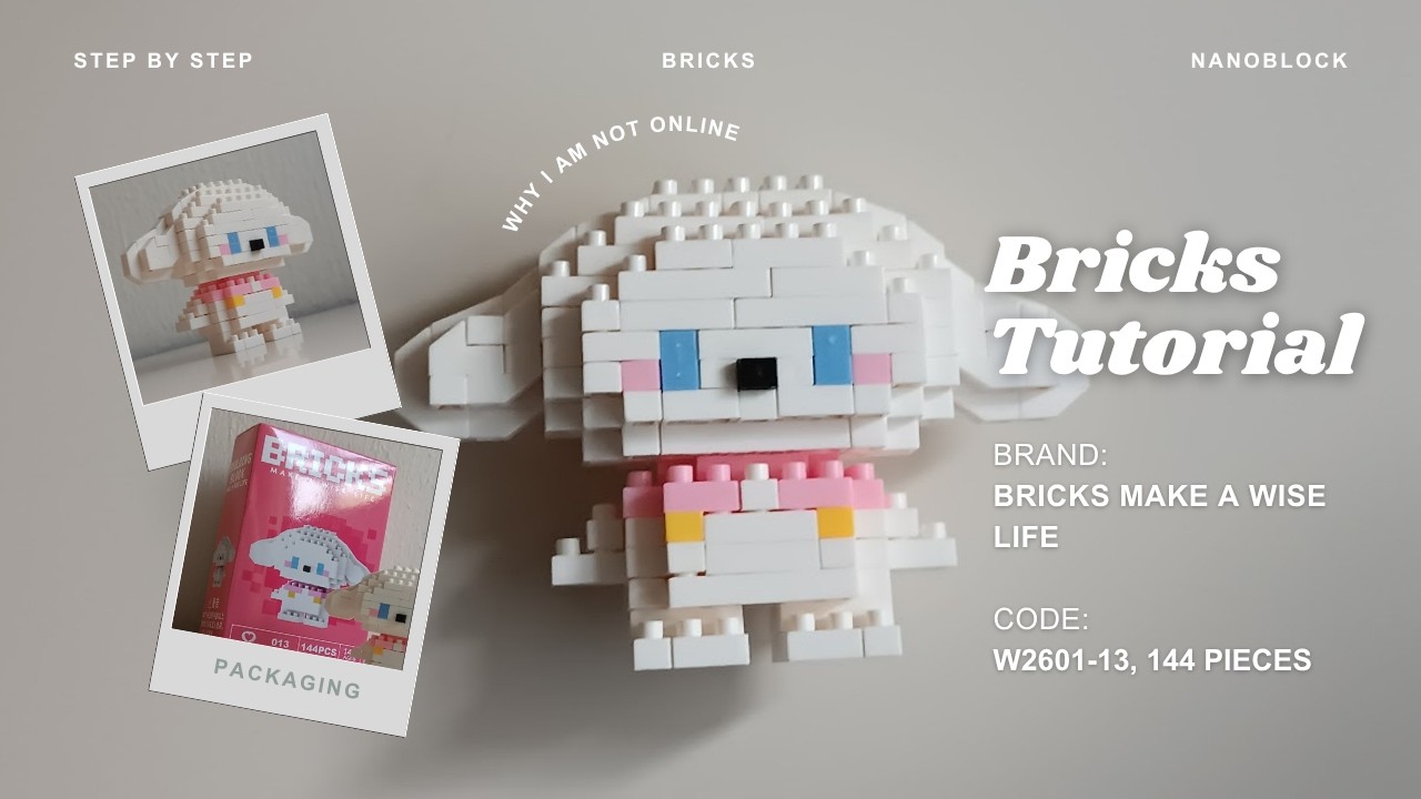 How to Build Cinnamoroll Building Blocks | Bricks Make a Wise Life  013 Tutorial