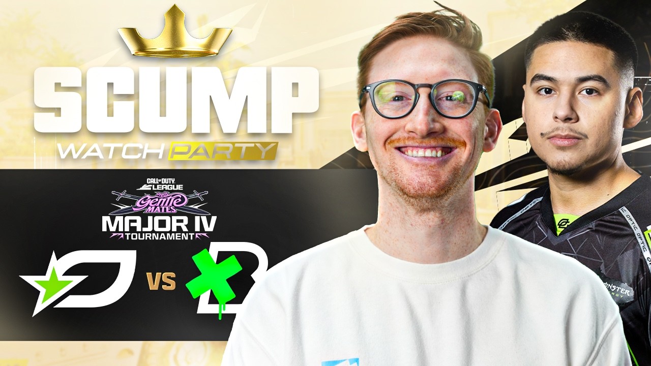 🔴LIVE - SCUMP WATCH PARTY!! OpTic TEXAS VS BOSTON BREACH | CDL PARIS MAJOR 4 DAY 1