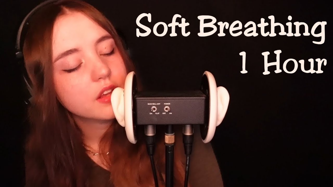 ASMR 🩷 1 Hour of Soft Breathing sounds 🩷