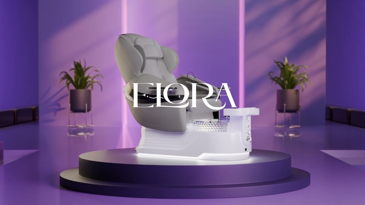 Introducing: The Elora Pedicure Chair by Whale Spa Salon Furniture | Full Body Massage