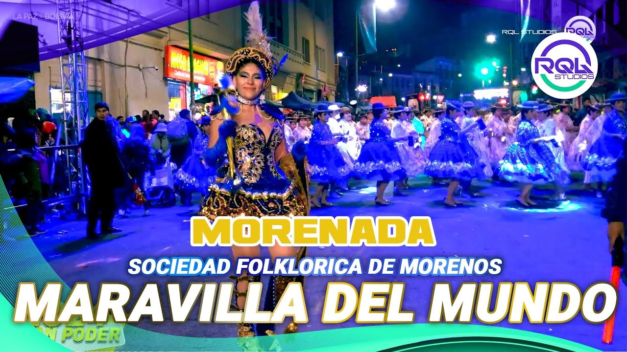 Morenada Sociedad de Morenos Maravilla del Mundo | Gran Poder 2024 | RQL Studios