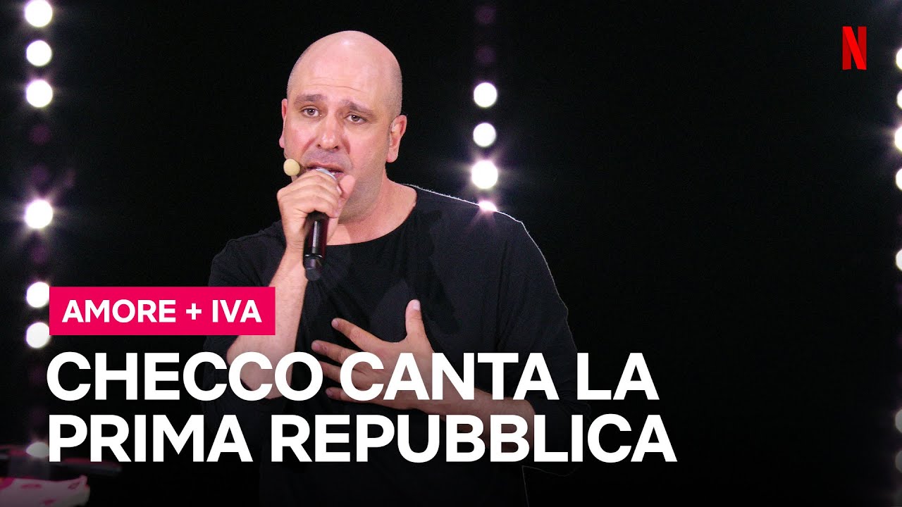 CHECCO ZALONE e la canzone sulla PRIMA REPUBBLICA | Netflix Italia