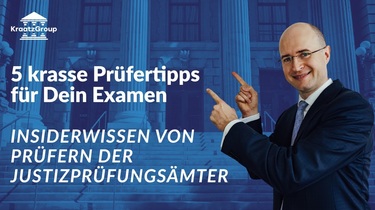 Die 5 besten Pr&uuml;fertipps f&uuml;r dein Examen &ndash; Insiderwissen von Pr&uuml;fern des Justizpr&uuml;fungsamtes