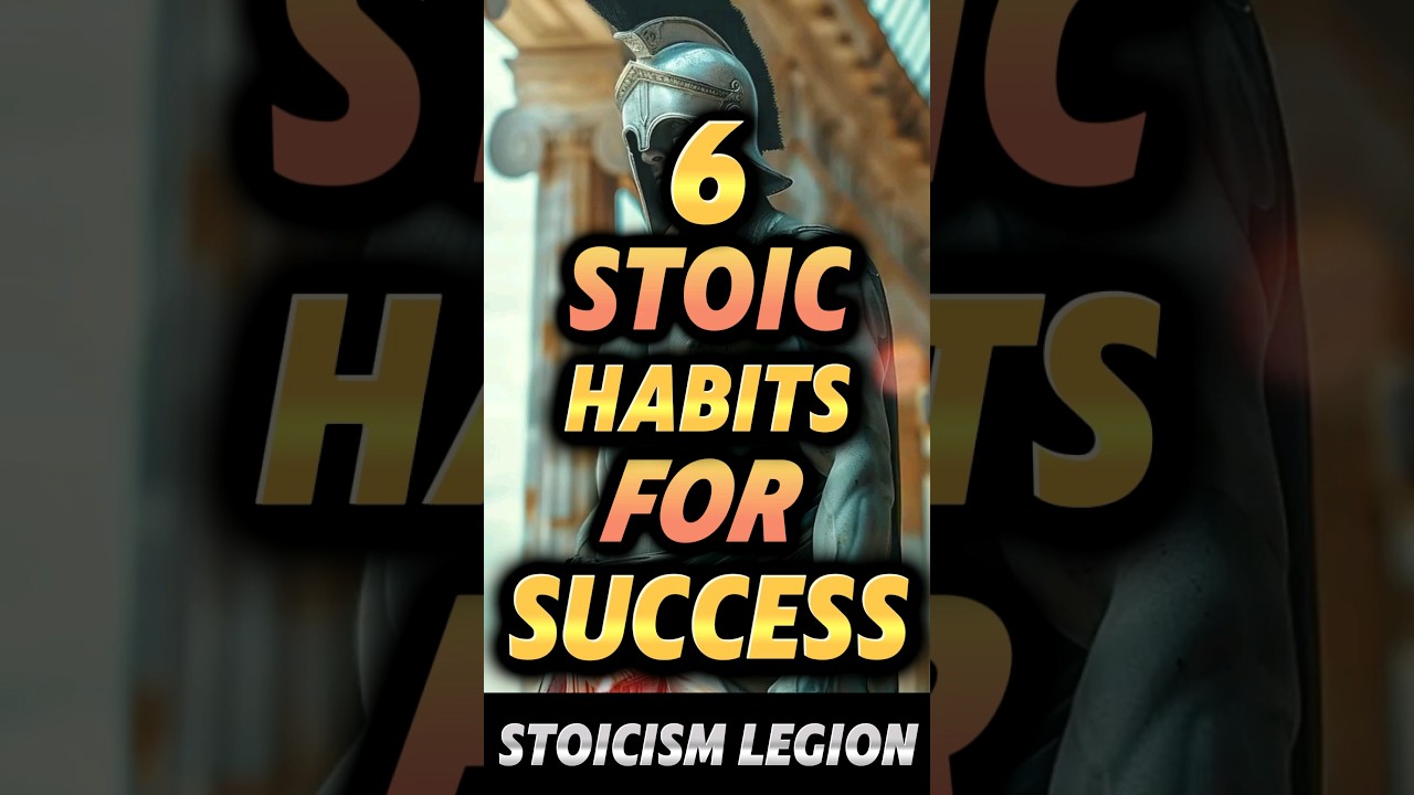 6 Stoic Habits of the World's Most Successful People | Stoicism #mindset