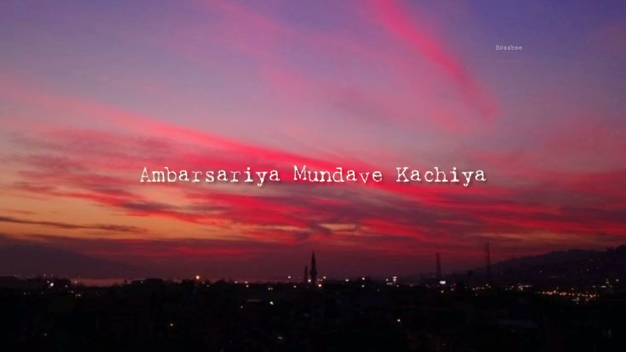 Ambarsariya/lyrics song/fakery  sona mohapatra/ram sampath.