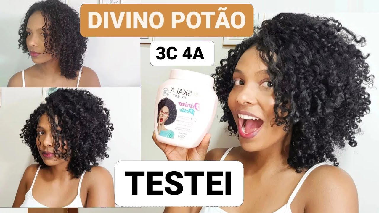 Finalização com o Divino potão da SKALA, 3C 4A| por Daiany Sousa  #3c #4a #cabelocrespo #cachos