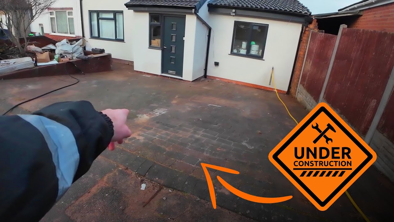 Builders left this drive in such a mess!