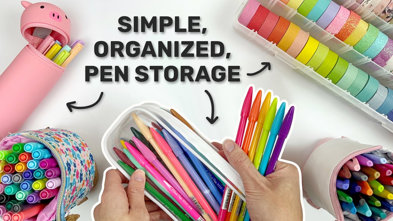 7 Pen Cases For Organizing Hand Lettering Supplies | Brush Pen Inventory Part 7