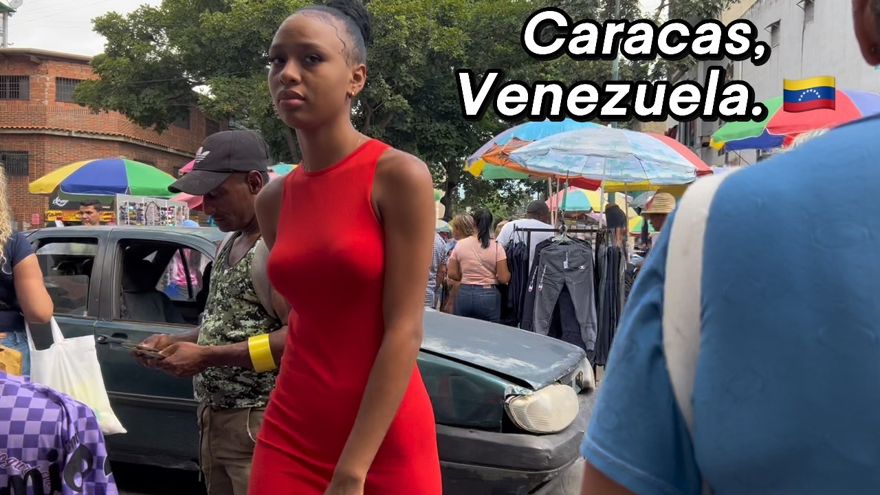 🇻🇪 NEVER visited CARACAS, Walking in EL MERCADO CEMENTERIO, Venezuela #walkingtour