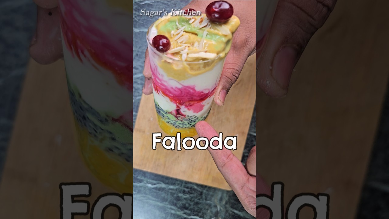 फालूदा बनाना अब आसान Falooda Recipe  #Shorts