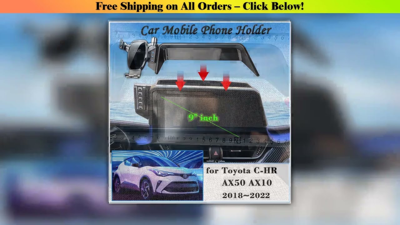 Car Mount for Toyota CHR C-HR AX50 AX10 2018 2019 2020 2021 2022 Mobile Phone Holder GPS Bracket