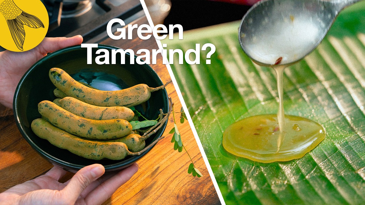 Kacha Tetul'er Tok—easy Bengali chutney with green tamarind