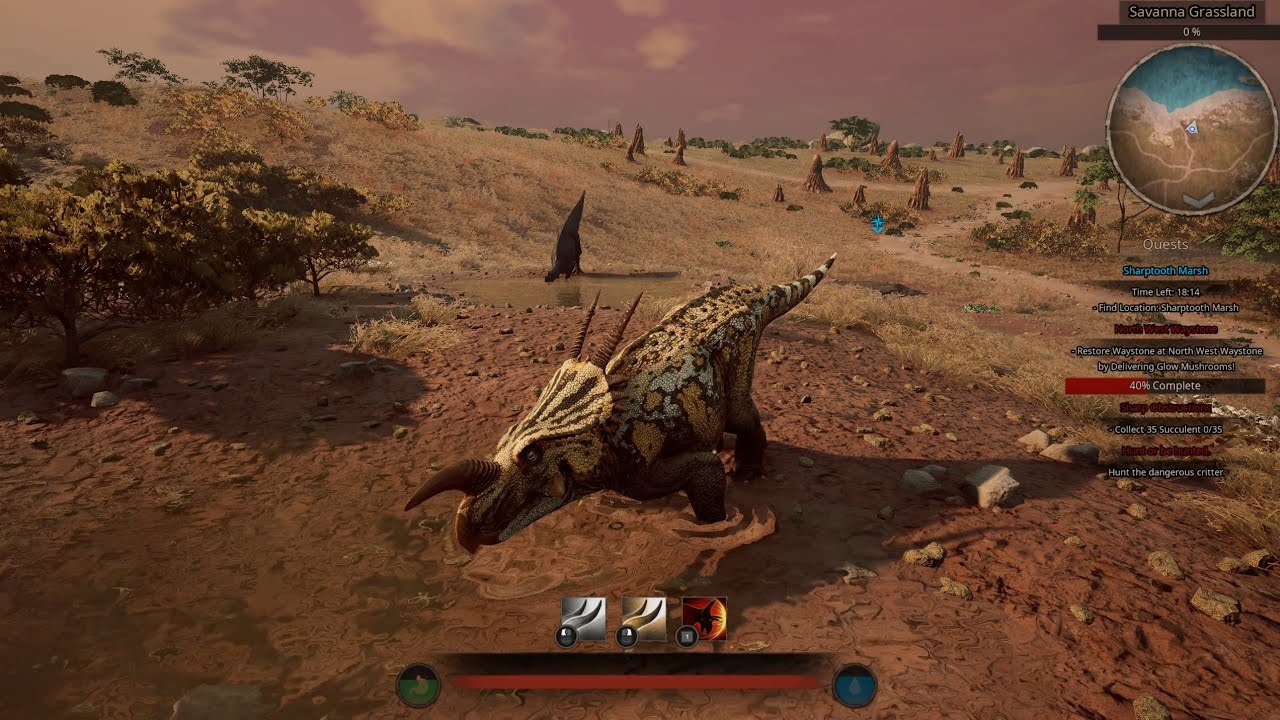 Path of Titans | Styracosaurus Gameplay