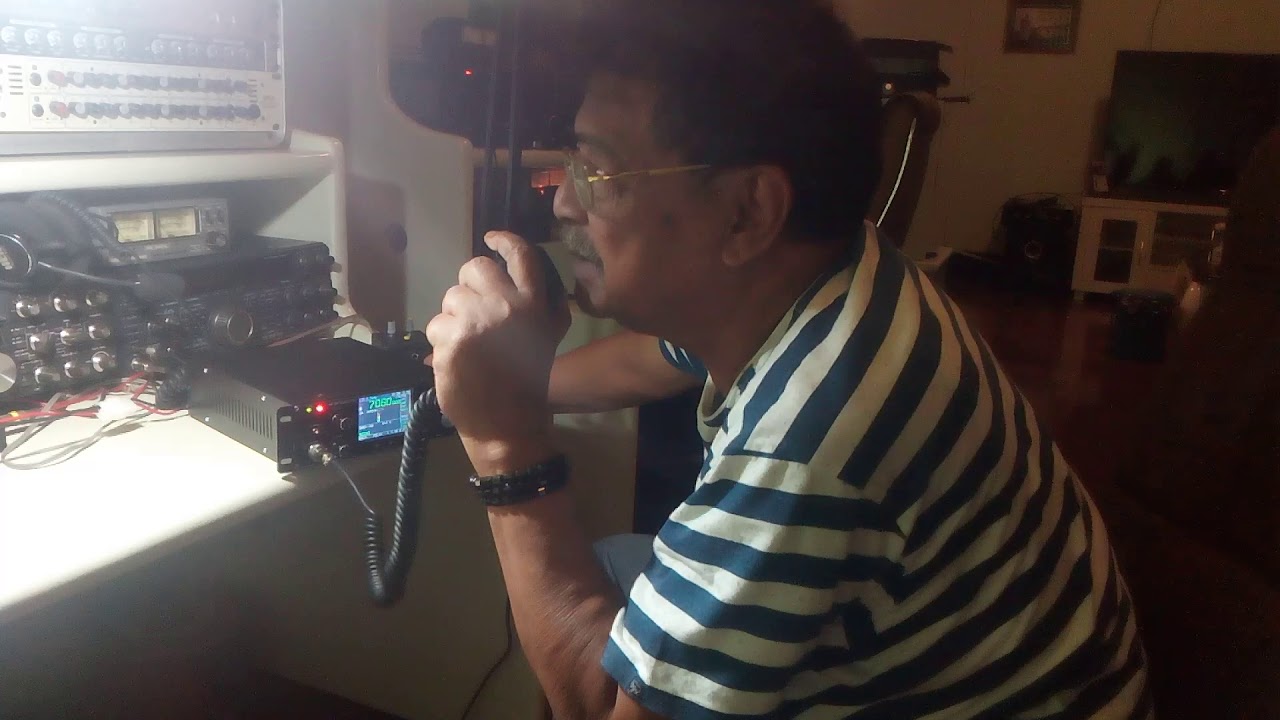 YB3VO test Sdr Transceiver Homebrew with YD9AOS
