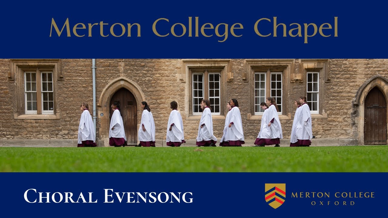 Choral Evensong - Wednesday 4 March 2026 - from Merton College Chapel, Oxford