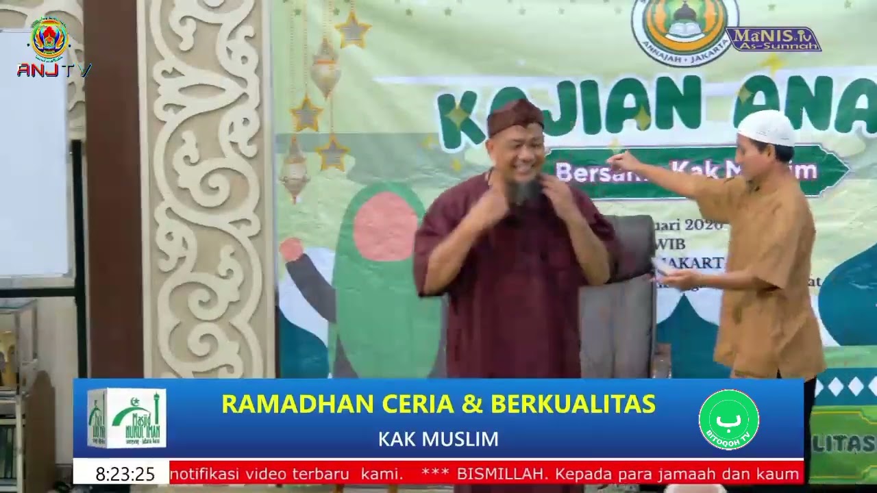 Kajian Anak Kak Muslim. Ramadhan Ceria & Berkualitas Annajah Jakarta