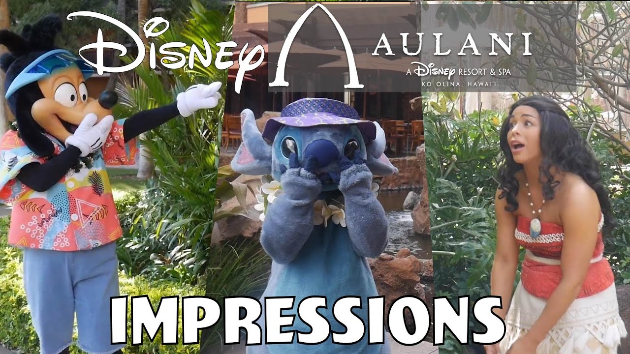 Подборка впечатлений от персонажей Disney — Aulani Hawaiian Resort