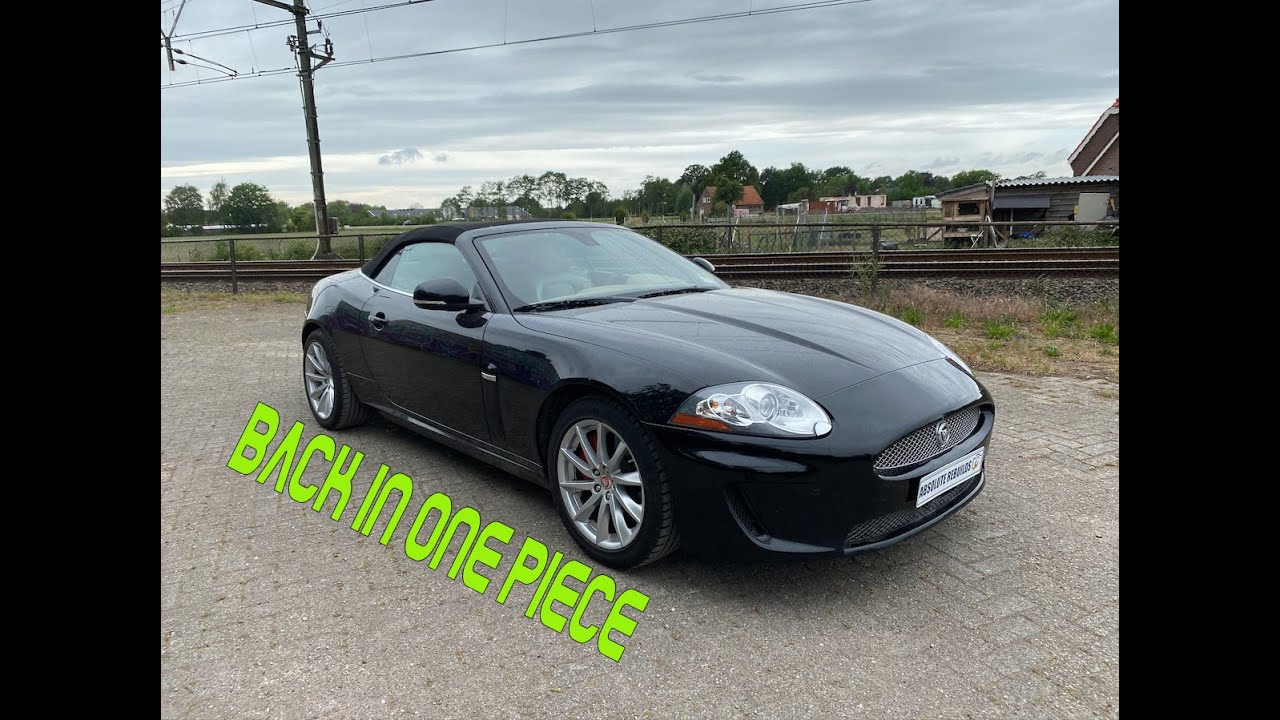Rebuilding a wrecked Jaguar XK 5.0 Porfolio Convertible Part 6 (Update)