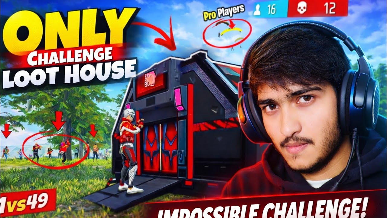 Loot house challenge 80+kills 😱./@PlaywithAijaz08 .