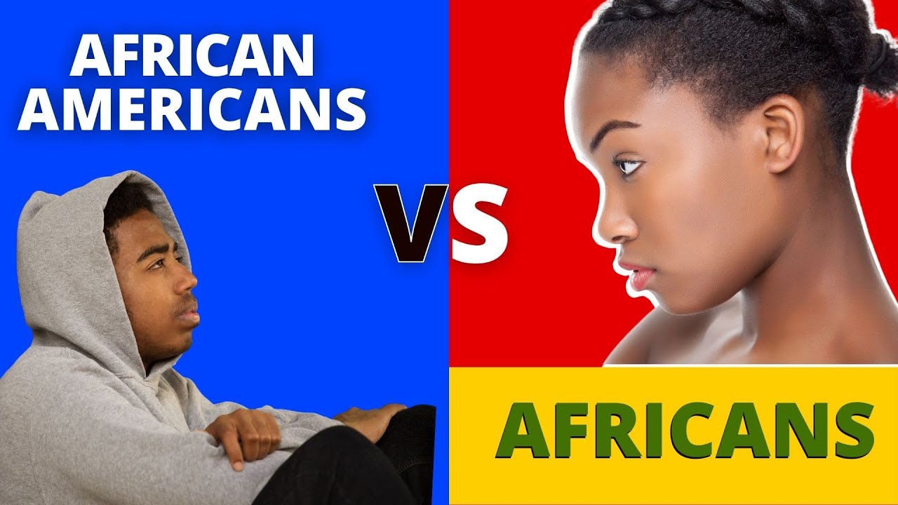African AMERICANS & AFRICANS are NOT one?