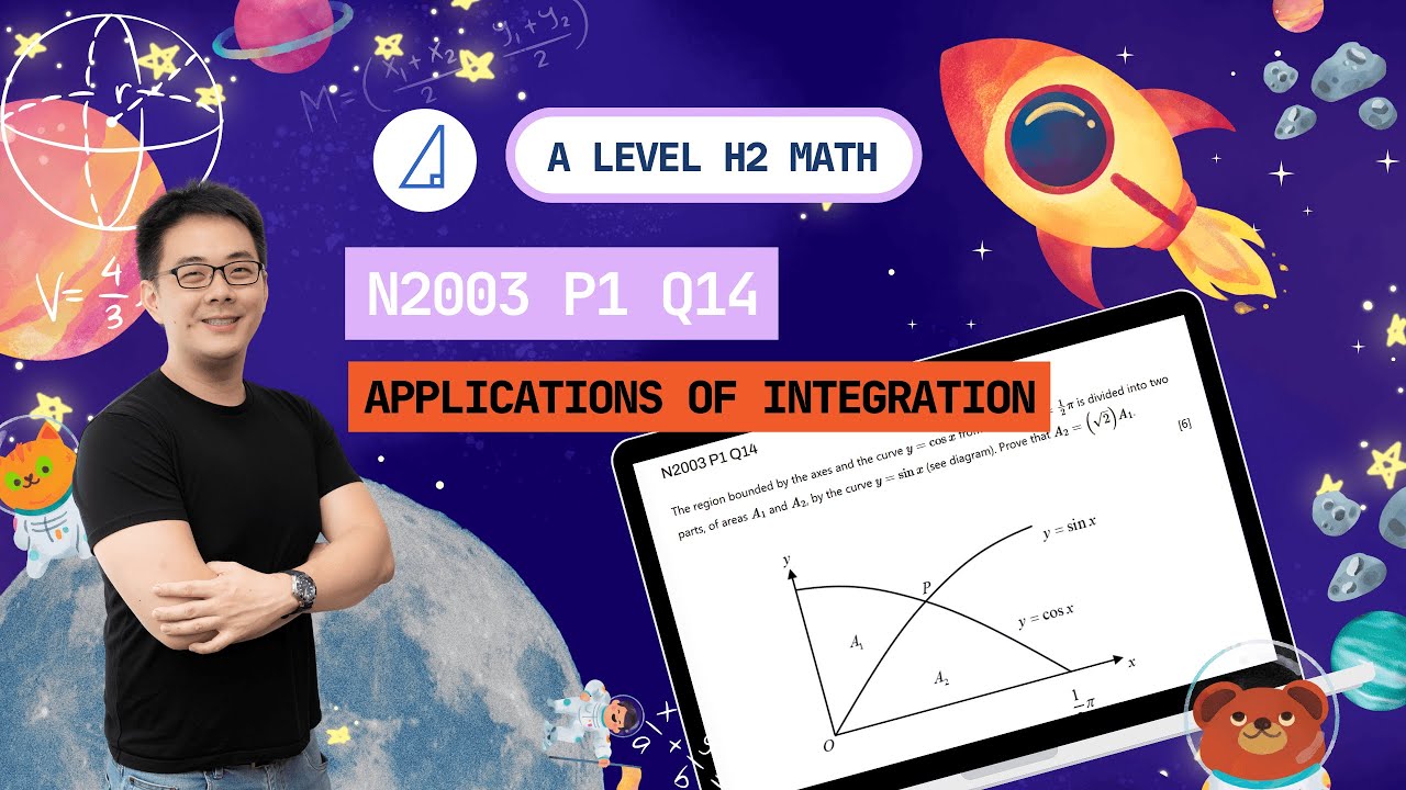 [Applications of Integration] N2003 P1 Q14 - H2 Math Tuition @ Tim Gan Math