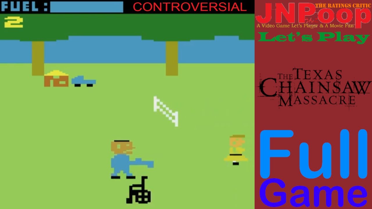 The Texas Chainsaw Massacre (Atari) - Full Game: The Pixelation Of Leatherface