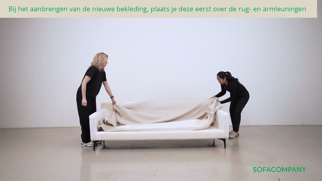 Vervang de bekleding van jouw bank