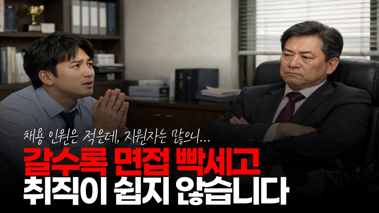 (※시청자댓글) 예전엔 진짜 젊고 팔다리 정신 괜찮으면 웬만하면 뽑겠지만 갈수록 면접 빡세고 취직 쉽지 않습니다. #취업시장 #취업난 #경기불황