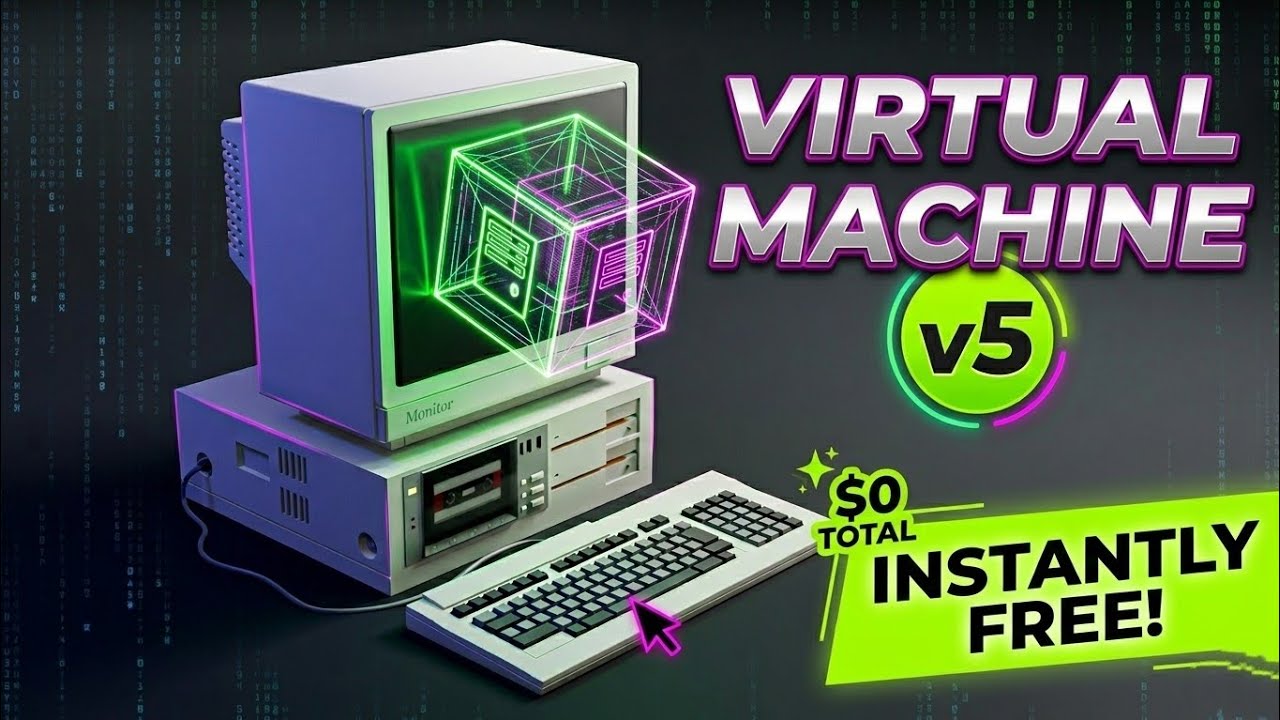 Crea tu PROPIA PC Gamer en la NUBE GRATIS (2026) | M&aacute;quina Virtual V5 + Steam + 800 FPS 😱