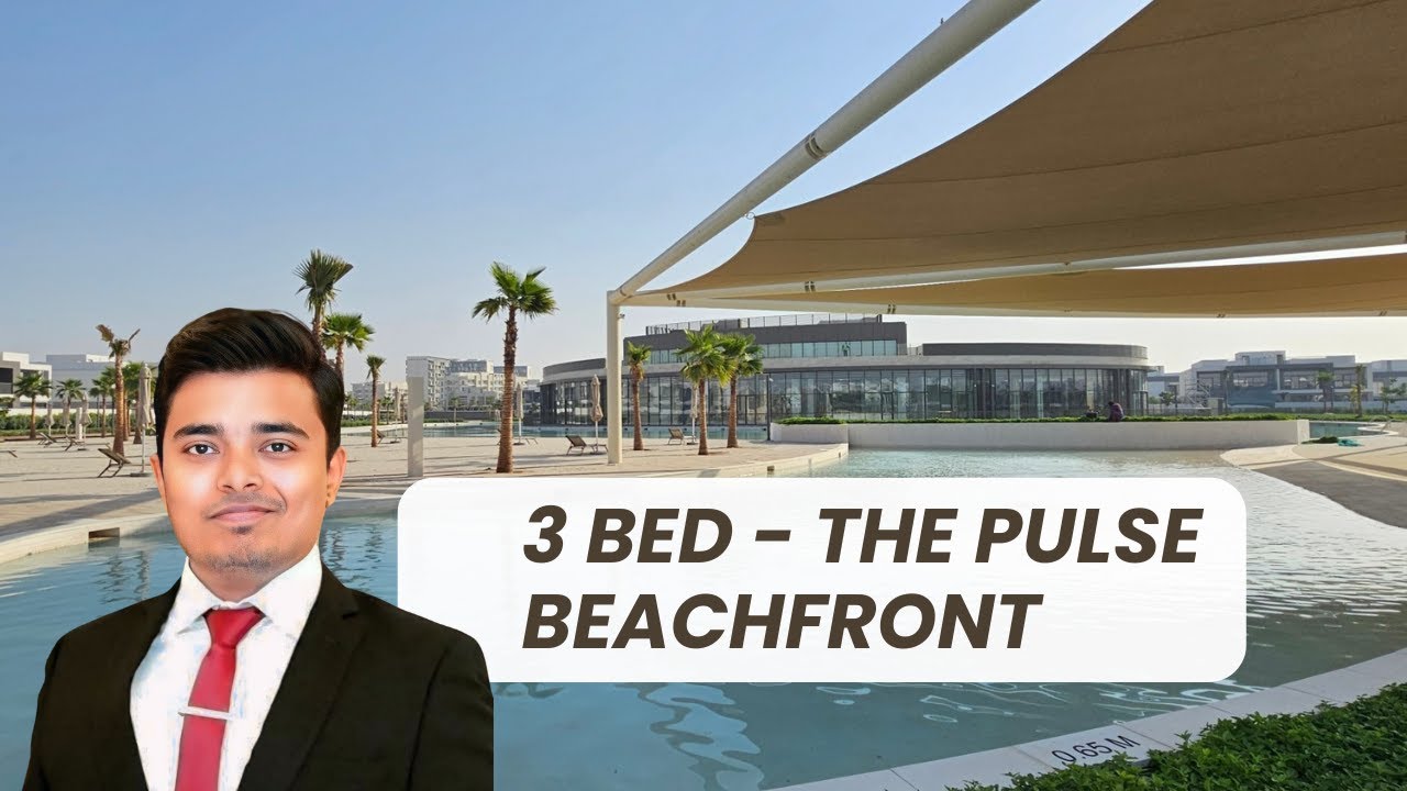 🏡  3-Bedroom Townhouse | The Pulse Beachfront – Dubai South  🏡